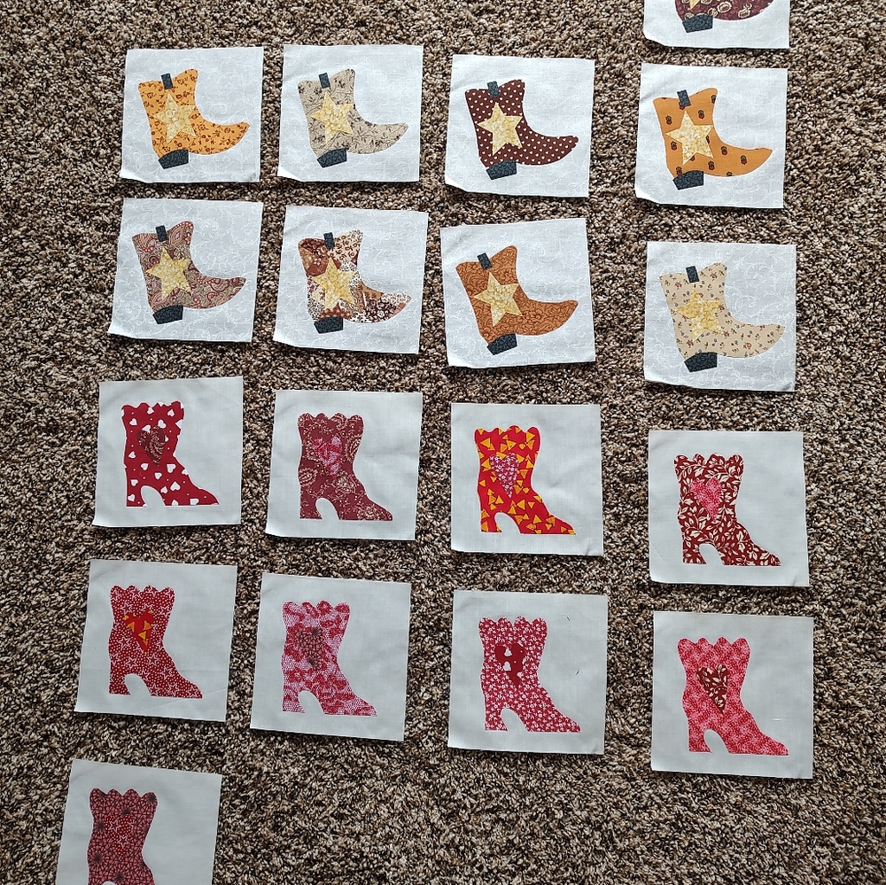 Appliqued Cowboy Boots